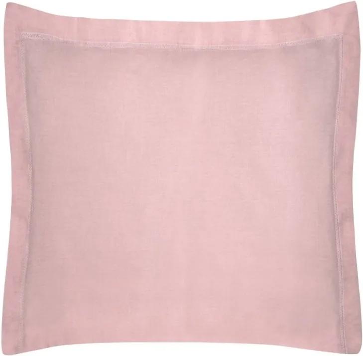 DomTextilu Ružová bavlnené dekoračná obliečka na vankúš 40x40 cm Ružová 39038-183073