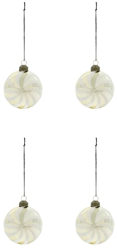 House Doctor Vianočná ozdoba Delic Golden – set 4 ks