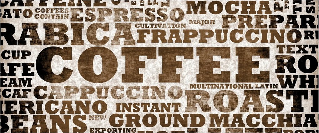 Obraz - Coffee (120x50 cm)