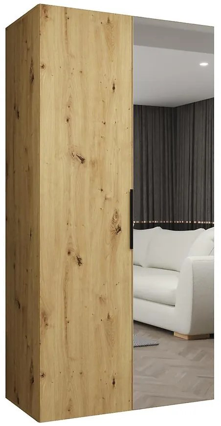 Skriňa Marbella II 100 artisan čierna