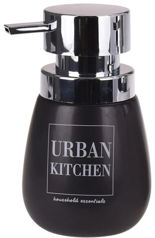 Dávkovač na tekuté mydlo Urban kitchen, čierna