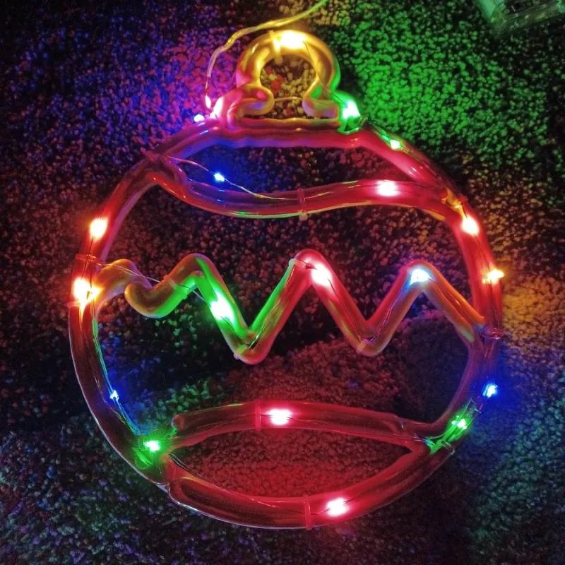 DECOLED Vánoční ozdoba, 30 cm, bílá