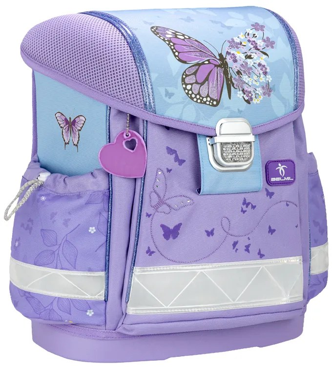 Školský set BELMIL Purple Blue Butterfly