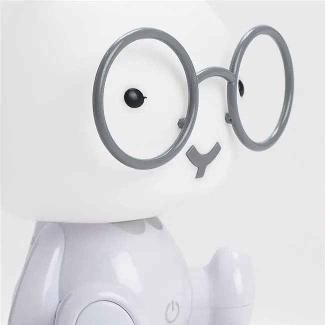 LED detské nočné svetlo HOPPY 23,5 cm, biela