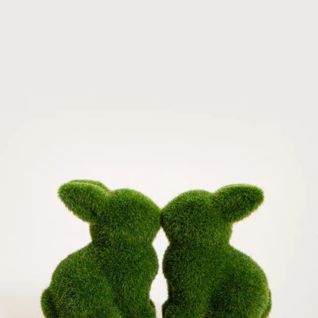 Sada dvoch veľkonočných dekorácií POLY zajac 763915 (2 ks)