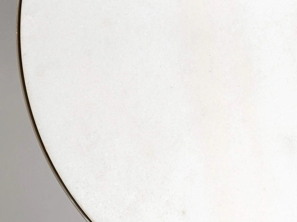 Coney Marble príručný stolík biely Ø30 cm