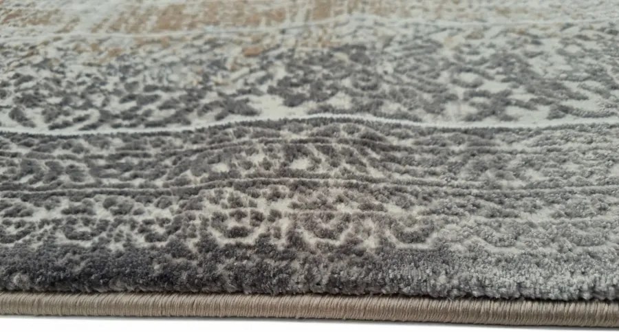 DC Koberec Exclusive 489 tmavá vizion zlatá Rozmer: 140×190 cm