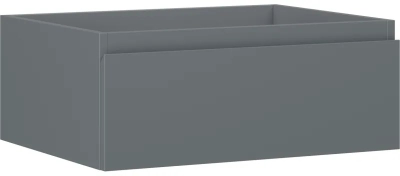 Mexen Orio, kúpeľňová skrinka 60 cm, 1 zásuvka, grafitová matná, 91A10-06023-1-BF66