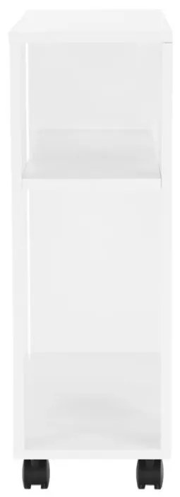 Kondela Príručný stolík, 60x24cm, biely, ZOELA