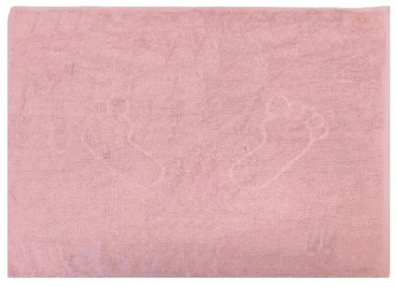 Kúpeľňová predložka EVOLA 50x70 cm svetloružová, 100% bavlna