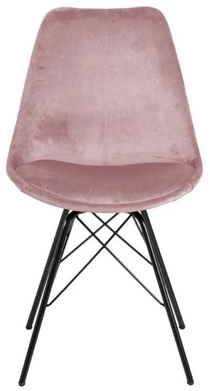 Čierna/ružová jedálenská stolička Eris – Actona