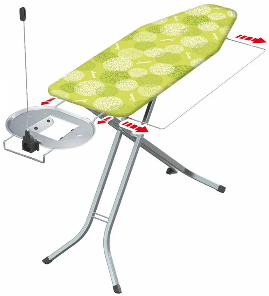 VILEDA Perfect 2v1 Plus žehliaca doska 122×44 cm zelené 159390