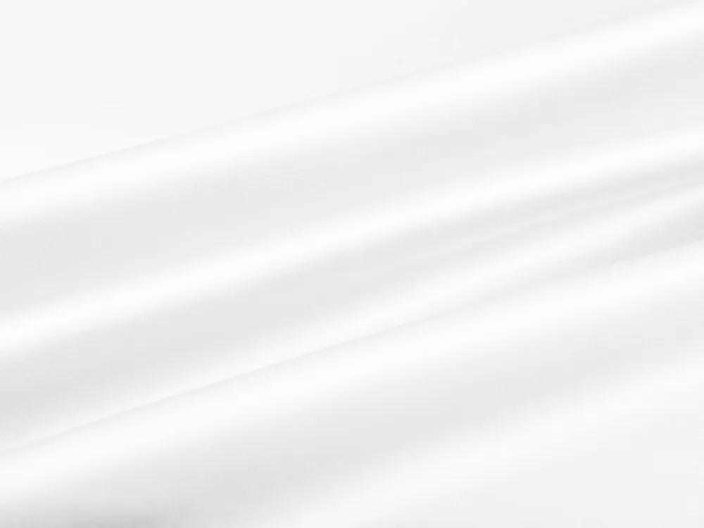 Biante Saténový oválny obrus polyesterový Satén LUX-L040 Biely 100x160 cm
