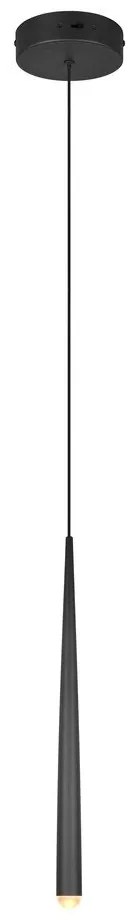 Čierne LED závesné svietidlo ø 14 cm Cala – Trio Select