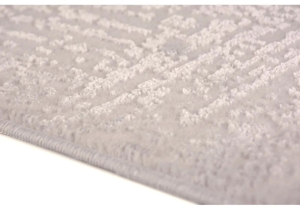Krémovobiele bavlnené nášľapy na schody v súprave 16 ks 25x65 cm Milano Beyaz – Vitaus