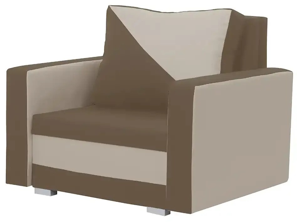 Kreslo ASTRA2 s funkciou spania Hnedá/béžová