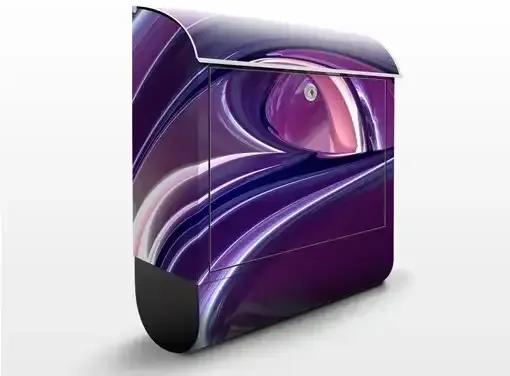 Manufakturer -  Poštová schránka Kruhy vo fialovej farbe