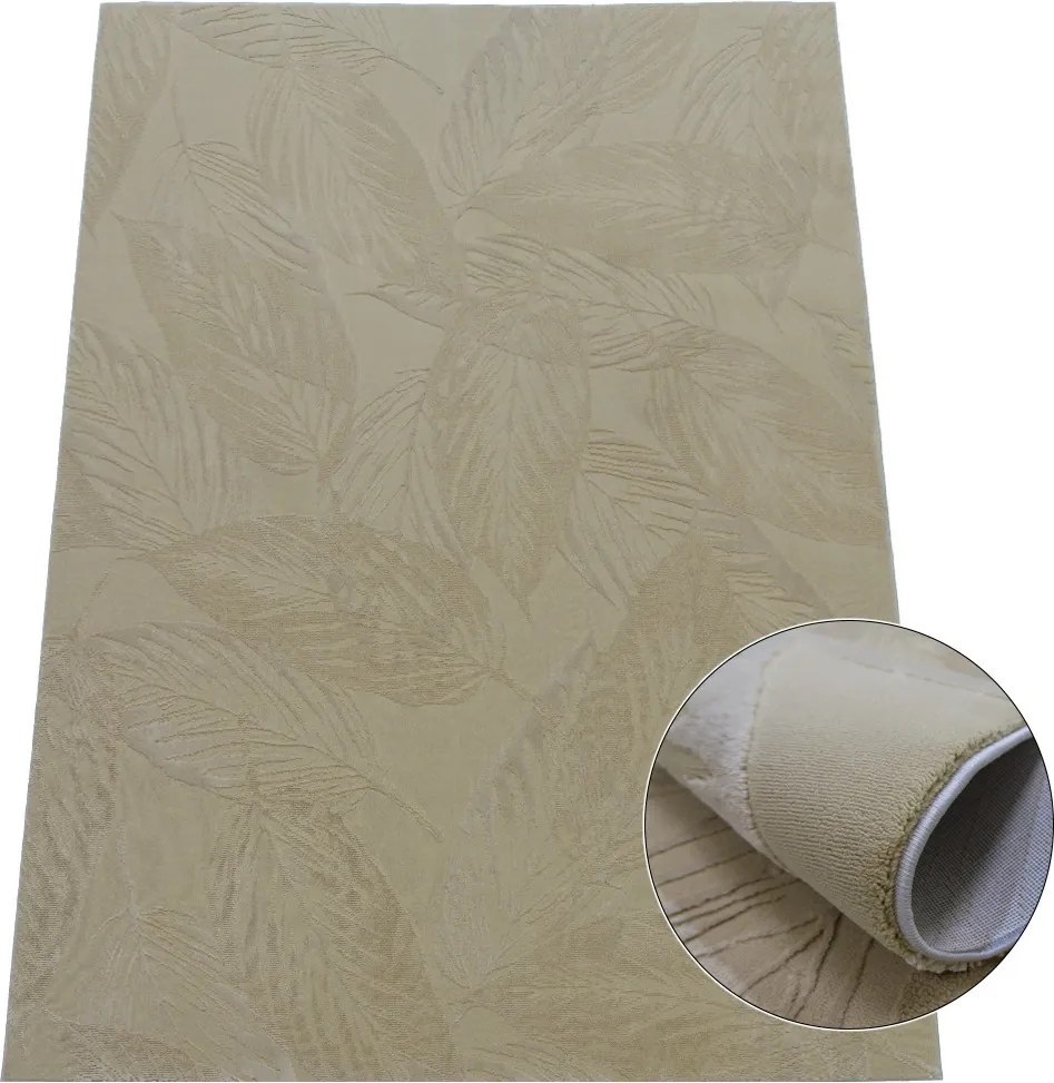 BE Koberec Zurich 1925 YELLOW – žltý obdĺžnikový Rozmer: 80x150 cm