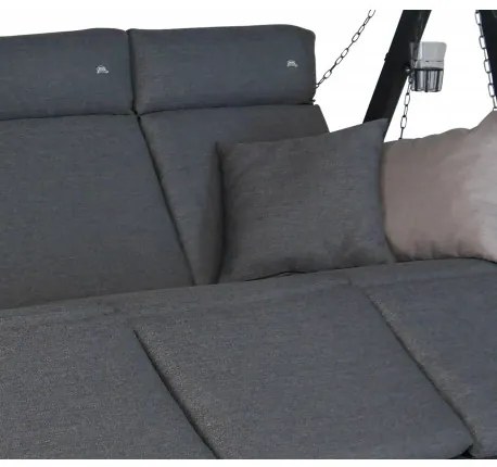 Doppler LOUNGE SMART sivá - luxusná záhradná hojdačka