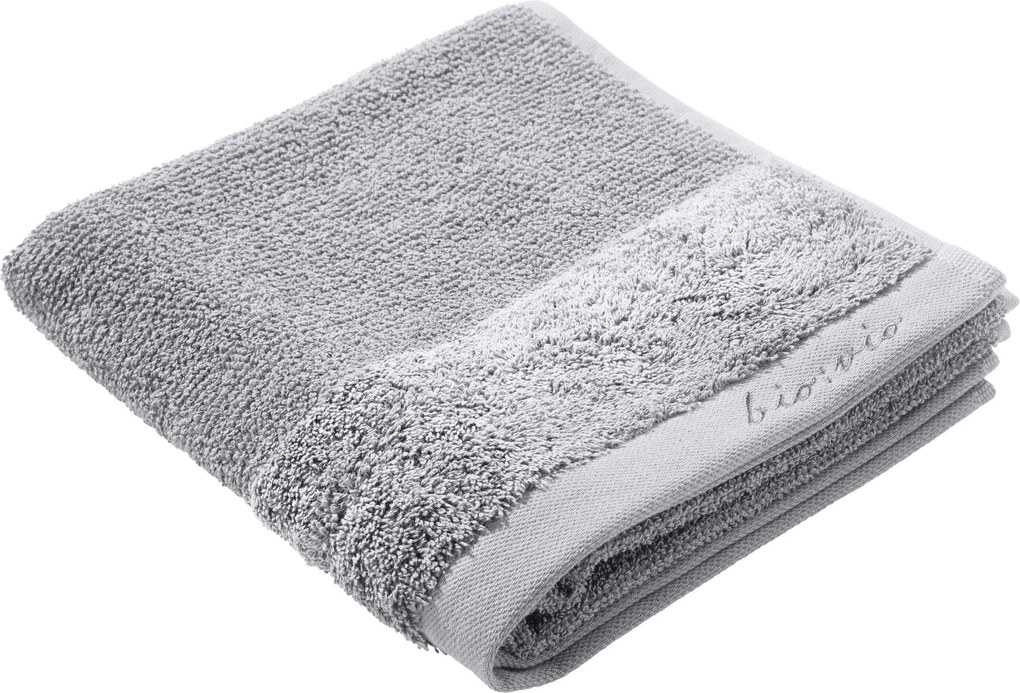 XXXLutz UTERÁK NA RUKY, 50/100 cm, strieborná Bio:Vio - Kúpeľňový textil - 004417004105