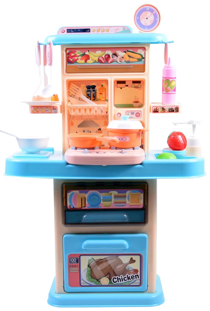 Aga4Kids Plastová kuchynka MR6133 Modrá