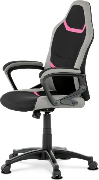 Detská otočná stolička ružová KA-L611 PINK