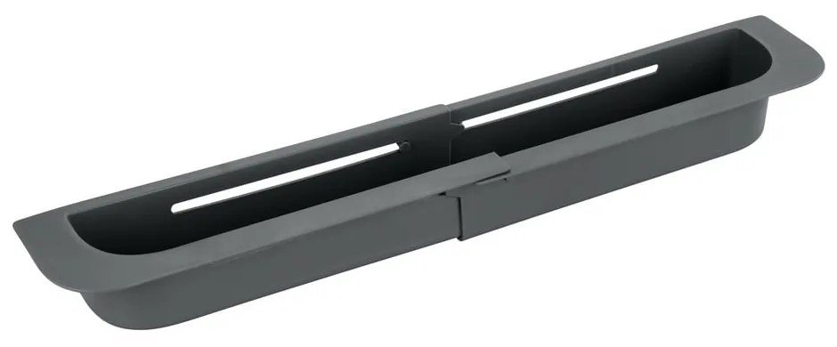 Sivý plastový teleskopický odkvapkávač do drezu 49,5x8,5 cm Fino – Wenko