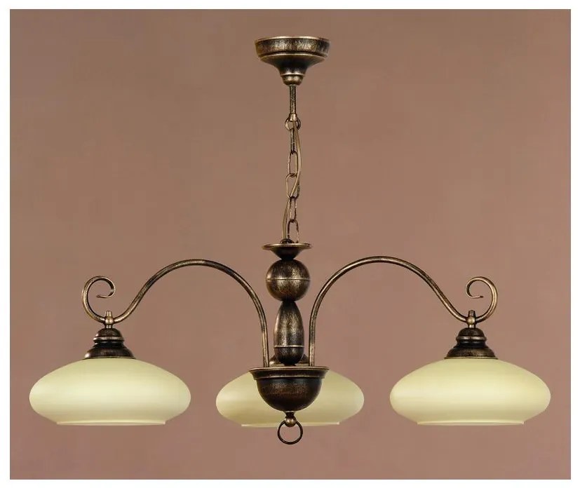 Jupiter 391 BO-3 - Luster na reťazi BOLERO 3xE27/60W/230V