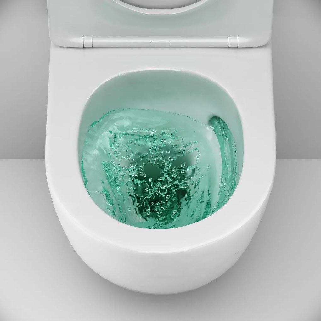 Závesné WC AM.PM Like CLA1900PSC bezokrajové, so sedadlom Microlift, biele