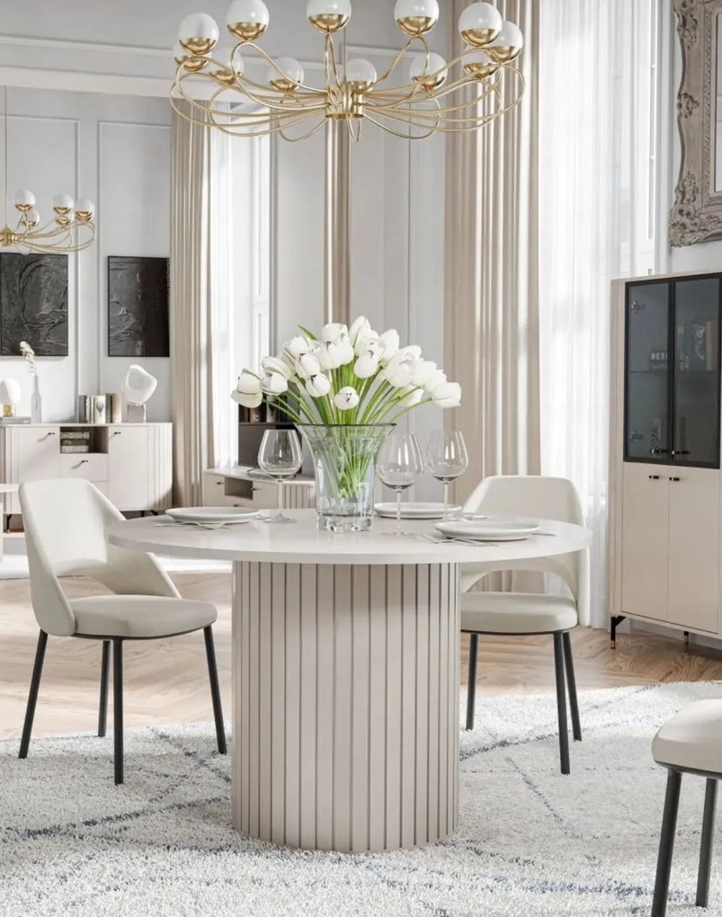 Okrúhly stôl 120 cm, kašmír Zante ZA8