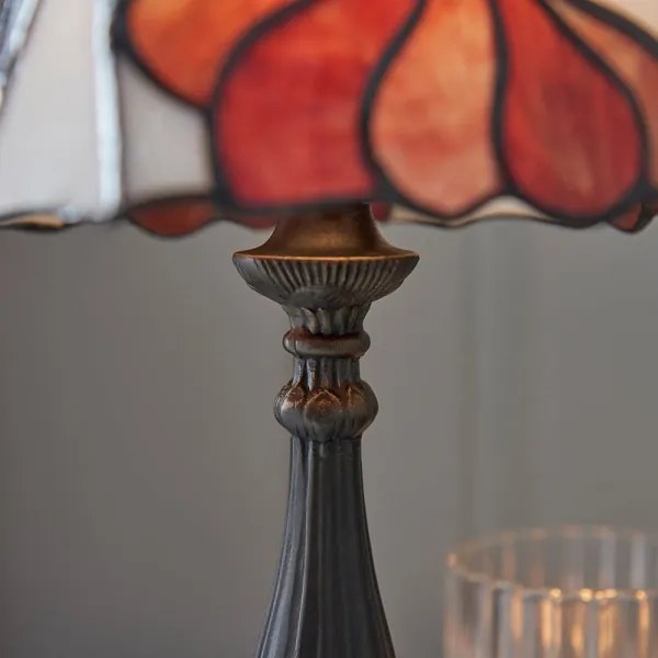 Endon 63963 - Stolná lampa Tiffany BOTANICA 1xE14/40W/230V, priemer 16 cm