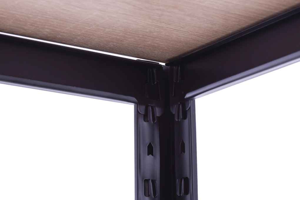 Trestles Interiérový regál 1800x900x400, čierna mat., 5 políc RP7H-5-MUA40-9005