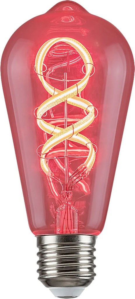 Rabalux LED špirálová filamentová žiarovka ST64 4W/E27/300Lm/2700K+RGB/Dim