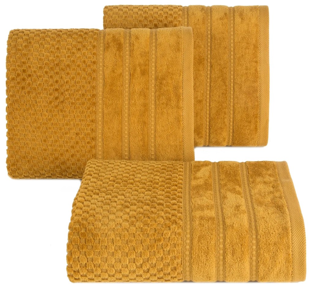 BAVLNENÝ UTERÁK ADORE SADA 6KS 30X50 CM MEDOVÁ