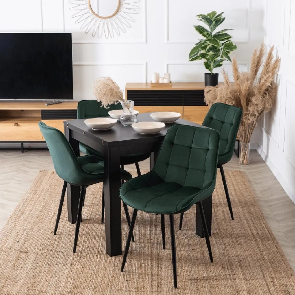 PROXIMA.store - Čalúnená jedálenska stolička CHRIS FARBA: modrá