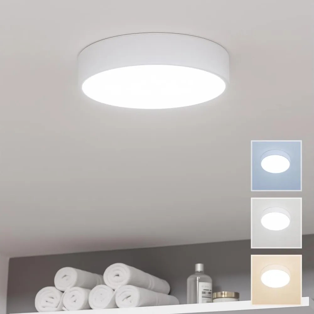 Brilagi - LED kúpeľňové stropné svietidlo POOL LED/24W/230V pr. 30 cm IP54 biela