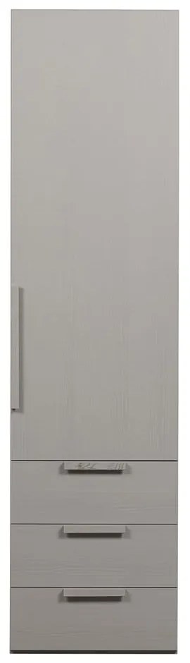 Sivá modulárna skriňa 55x210 cm Rens – WOOOD