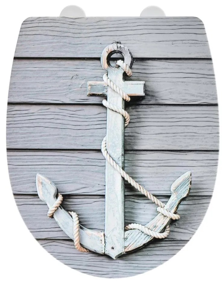 WENKO 23536100-WC WC sedadlo RELIEF 36,5 x 45 cm pestrofarebné/strieborné