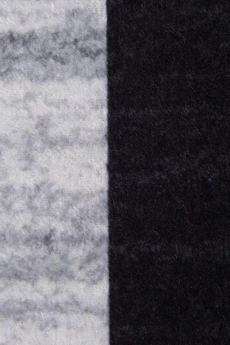 Protišmykový koberec MILANO 80007-02 čierny / sivý