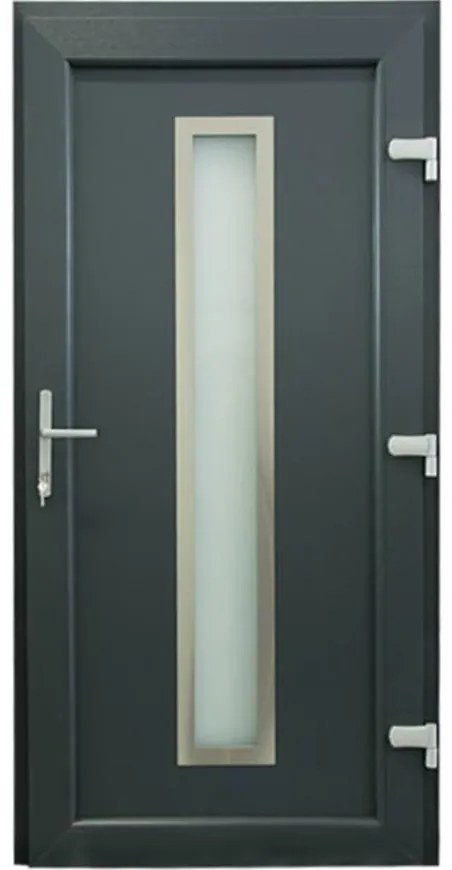 Dvere vchodové Colombo D29 90P 98x198x7 antracit