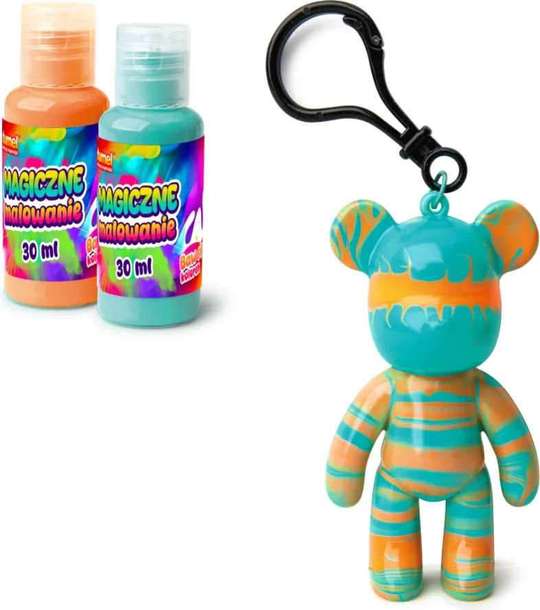 Magické maľovanie – Medvedí prívesok | Kreatívna sada s farbami