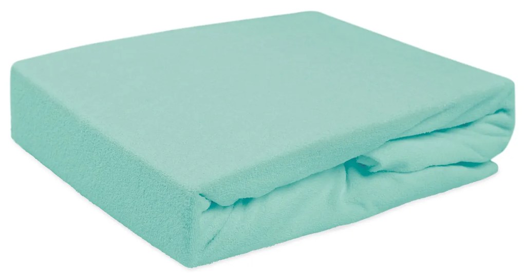 FROTÉ PRESTIERADLO 160X200 CM SVETLOTYRKYSOVÉ