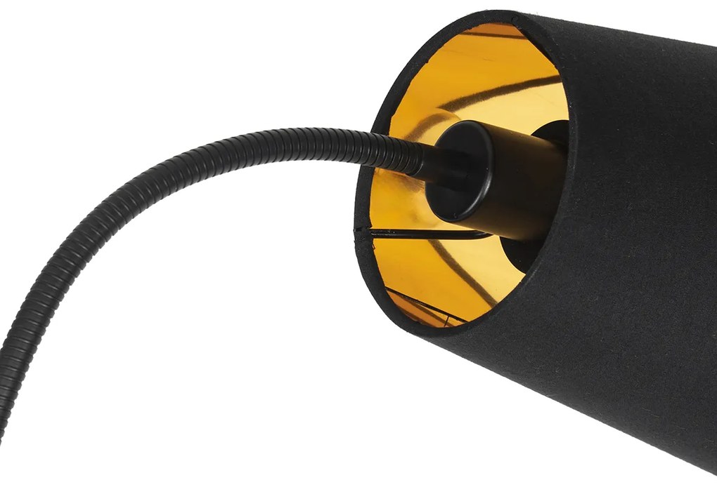 Inteligentná stojaca lampa čierna vrátane 2 Wifi P45 - Carmen