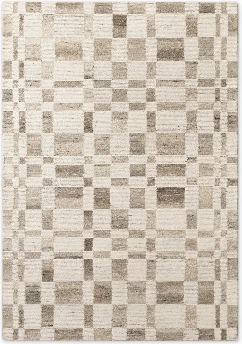 Koberec BOHO Structa kremový / hnedý