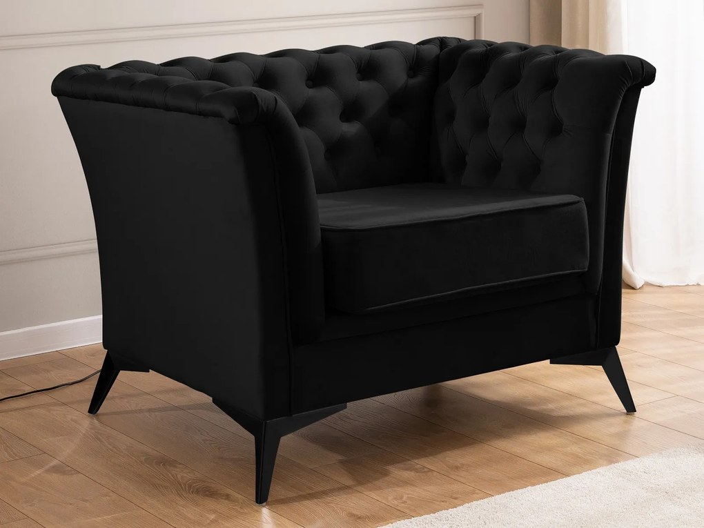 ELEGANTNÉ KRESLO SARAH V ŠTÝLE CHESTERFIELD