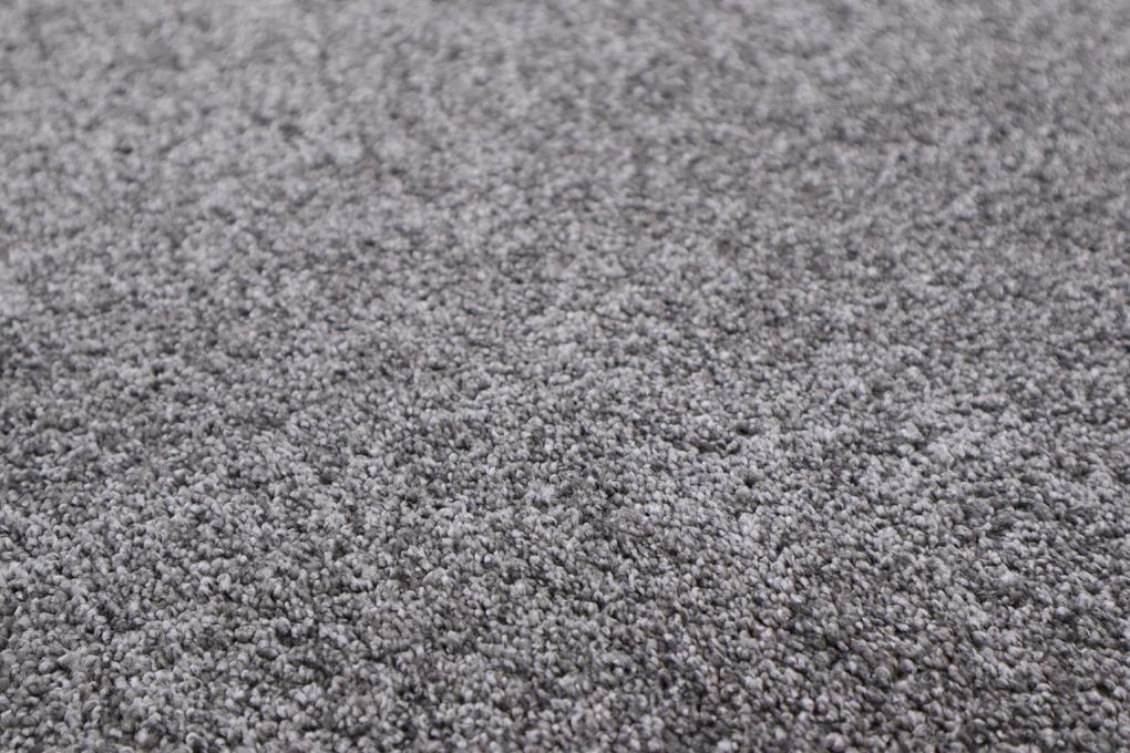 Vopi koberce Kusový koberec Capri šedý kruh - 400x400 (priemer) kruh cm