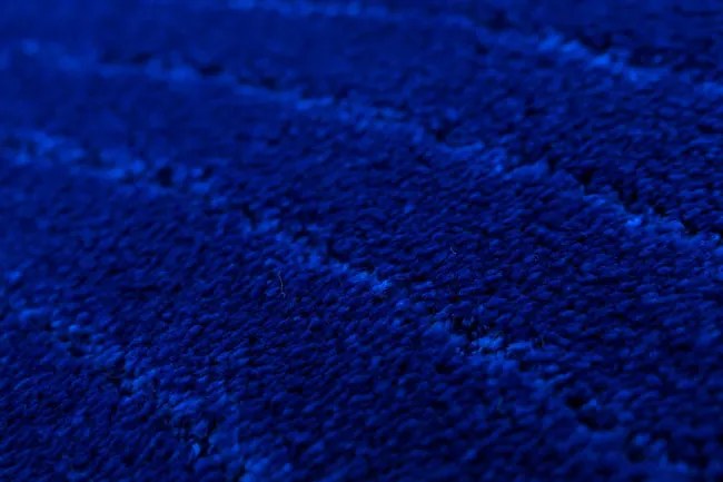 Kúpeľňový koberček Sara modrý, vlny