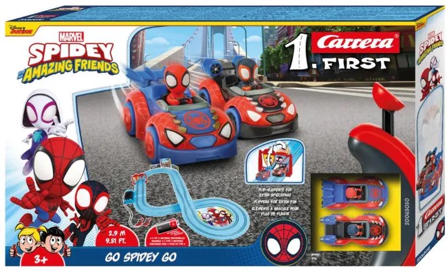 Pretekárska dráha Carrera First 20063050 Spidey - Go Spidey Go! 2,9m