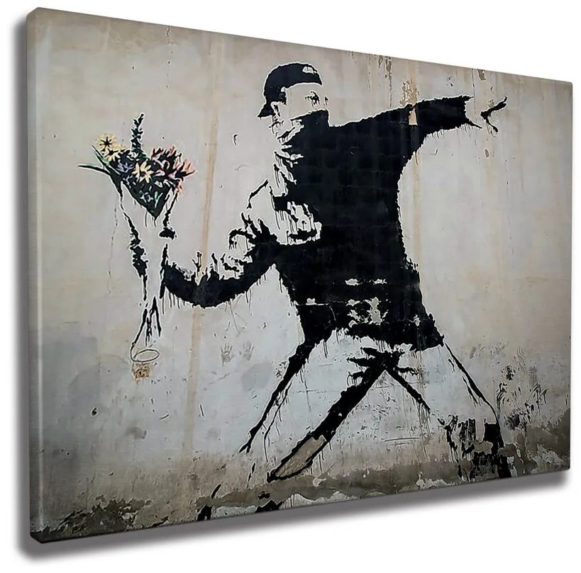 Obraz na plátne Kvetinový gangster WY18 50x70 cm