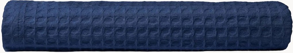 Uterák na ruky z bavlnenej vafľoviny Midnight Blue